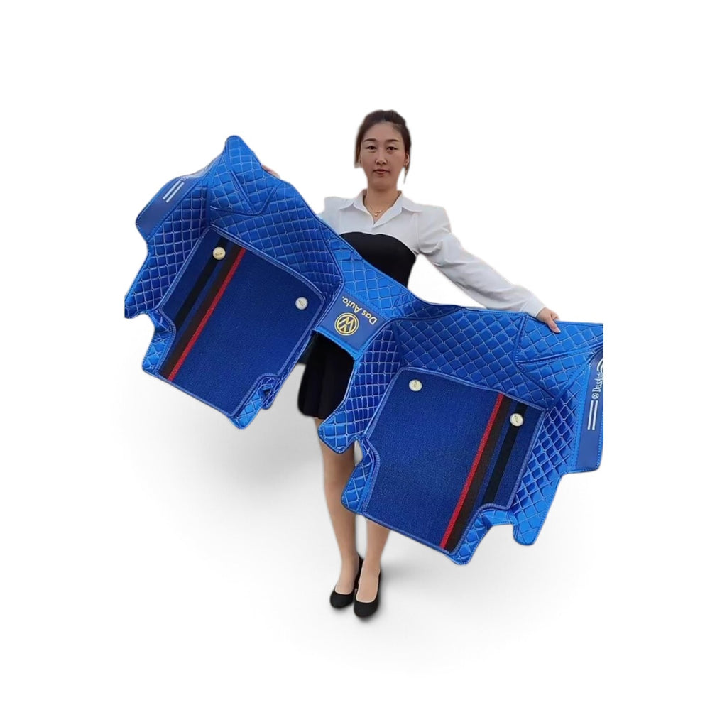 Alfombras Impermeables Dobles Hechas de Cuero Ecológico Artificial Versión Premium