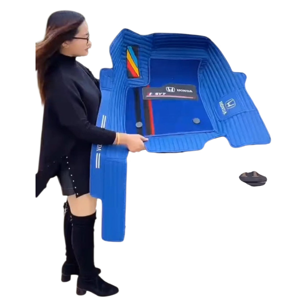 Alfombras Impermeables Dobles Hechas de Cuero Ecológico Artificial Versión Premium