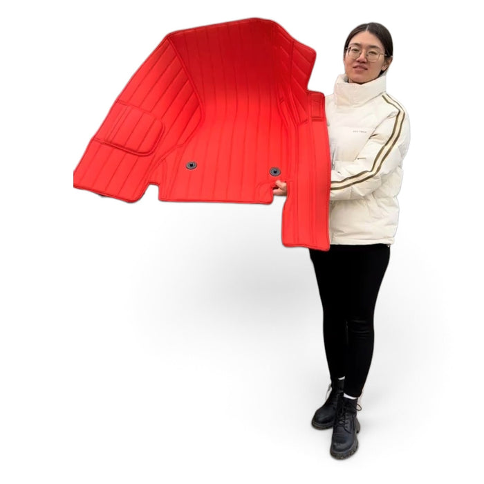 Alfombras Impermeables Dobles Hechas de Cuero Ecológico Artificial Versión Premium