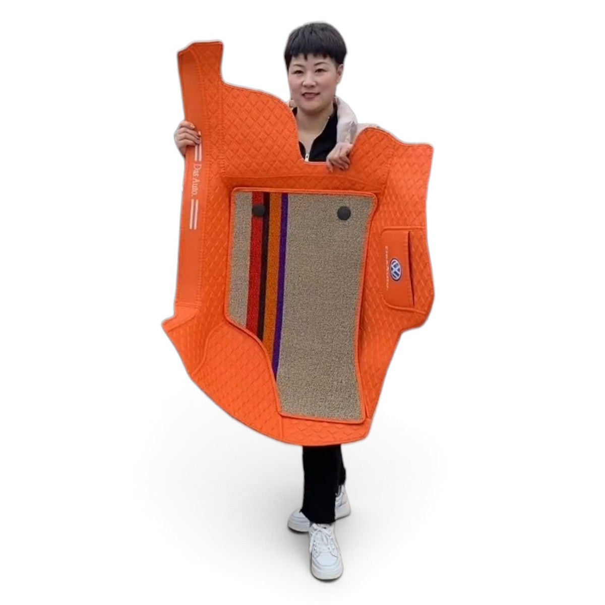 Alfombras Impermeables Dobles Hechas de Cuero Ecológico Artificial Versión Premium