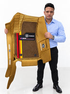 Alfombras Impermeables Dobles Hechas de Cuero Ecológico Artificial Versión Premium