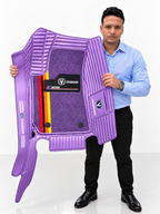 Alfombras Impermeables Dobles Hechas de Cuero Ecológico Artificial Versión Premium