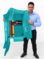 Alfombras Impermeables Dobles Hechas de Cuero Ecológico Artificial Versión Premium