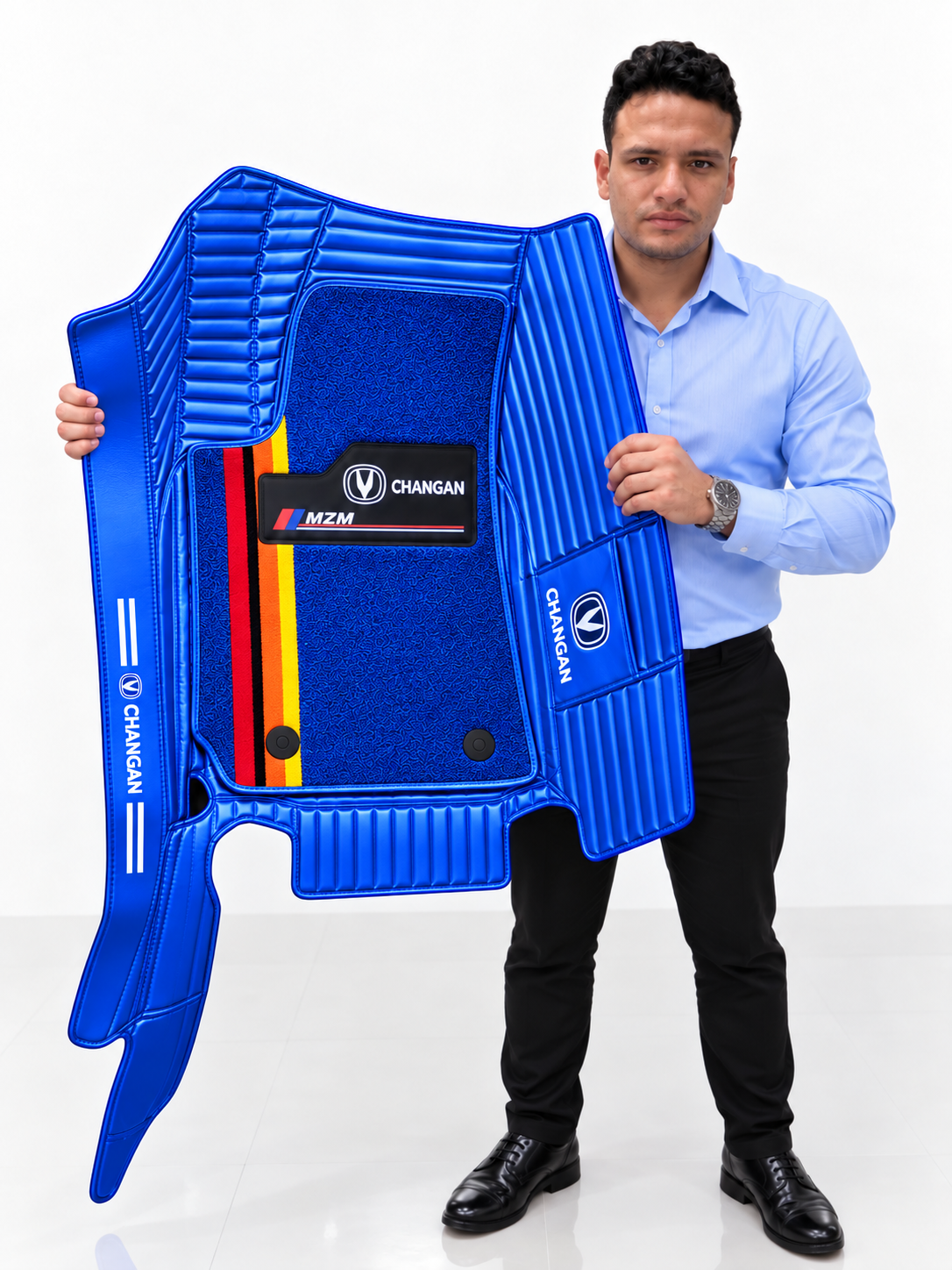 Alfombras Impermeables Dobles Hechas de Cuero Ecológico Artificial Versión Premium