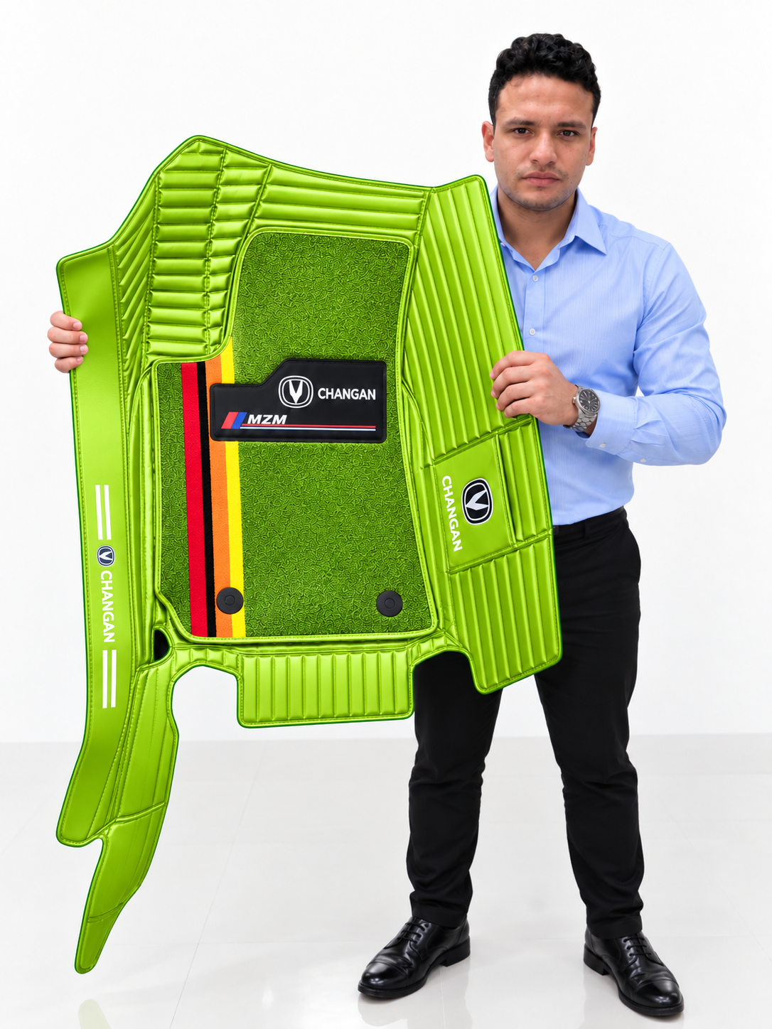 Alfombras Impermeables Dobles Hechas de Cuero Ecológico Artificial Versión Premium